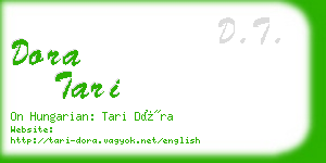 dora tari business card